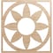 Ekena Millwork Blume Wood Fretwork Pierced Ceiling Medallion, Alder, 20"OD x 7"ID x 3/8"T CMWP20X20X0375BLAL - alternate 1